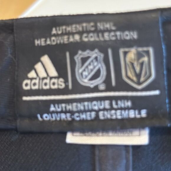 Adidas Vegas Golden Knights NHL Fitted Cap Size 7 1/2 - Picture 10 of 12